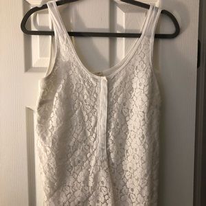 JCrew Floral Tank Top